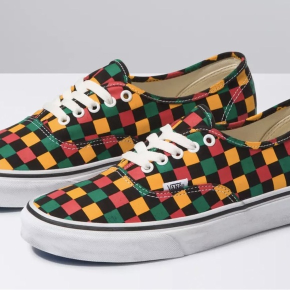 EUC Men’s Sz 12 (Euro Sz 46) Vans Old Skool Check Lace-up Sneakers Multicolored - Picture 7 of 16